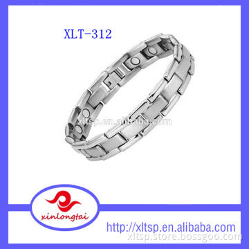 Americal popular stainless steel bio energy bracelet magnetic wristband